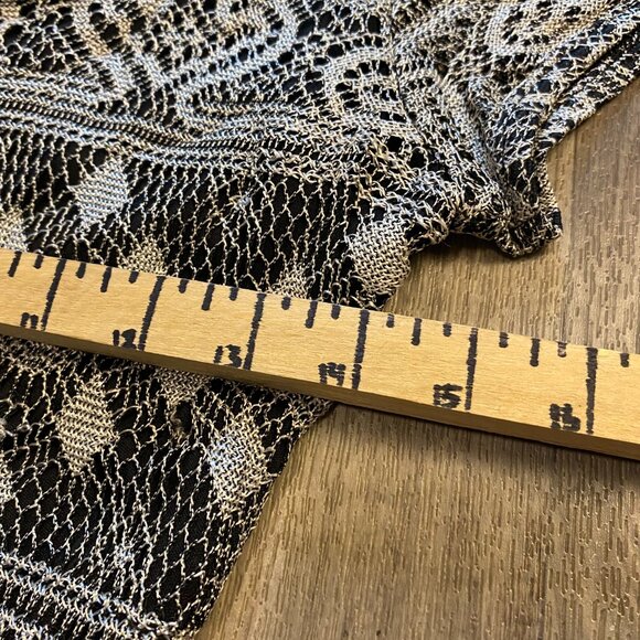 Breakin' Loose Lace Maxi Dress Size 10 Black and White - Picture 4 of 5